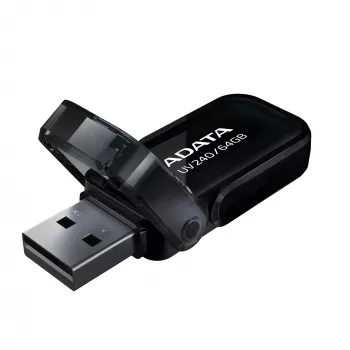 Chiavetta USB ADATA USB Type-A 2.0 64 GB UV240, nero, con cappuccio