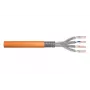 DIGITUS cavo da installazione - Cat 7 - S/FTP - AWG 23/1 - simplex - 100 m - arancione