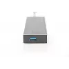 DIGITUS hub USB 3.0, 7 porte incl. alimentatore 5V/3,5A, case in alluminio