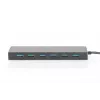 DIGITUS hub USB 3.0, 7 porte incl. alimentatore 5V/3,5A, case in alluminio