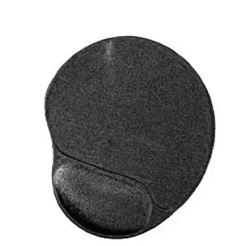 GEMBIRD tappetino mouse con poggiapolsi in gel (240 x 220 mm) – nero