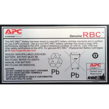 APC cartuccia batteria sostitutiva originale RBC32 (OEM), piombo-acido (VRLA), 5,33 kg, 149 x 64 x 197 mm, 0 – 40 °C, 0 – 95 %