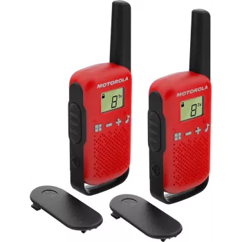 Motorola TALKABOUT T42 ricetrasmettitore 16 canali nero, rosso