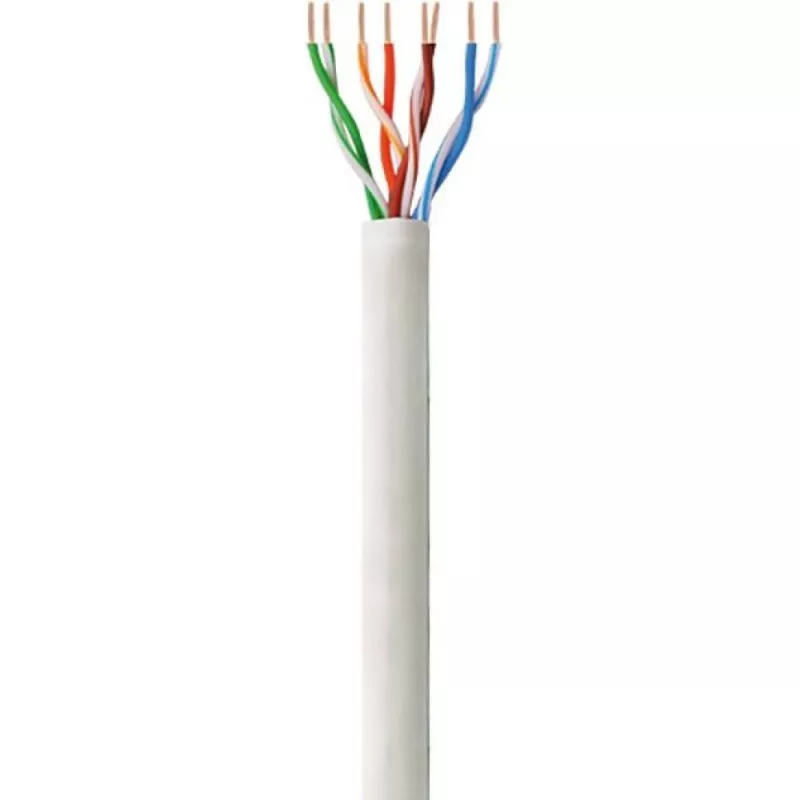 Techly ITP9-FLU-0305 cavo di rete grigio 305 m Cat6 U/UTP (UTP)