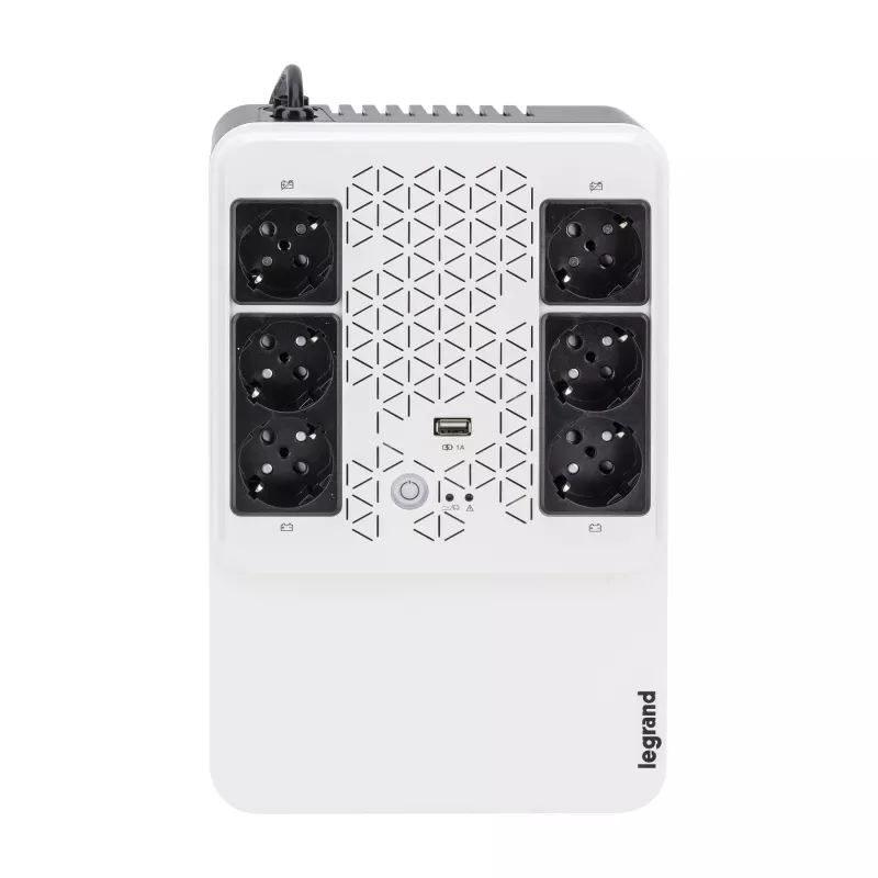 Legrand Keor Multiplug 800 AVR 310084 UPS line-interactive, 800 VA / 480 W, 6 prese FR (4+2), USB, RJ-45