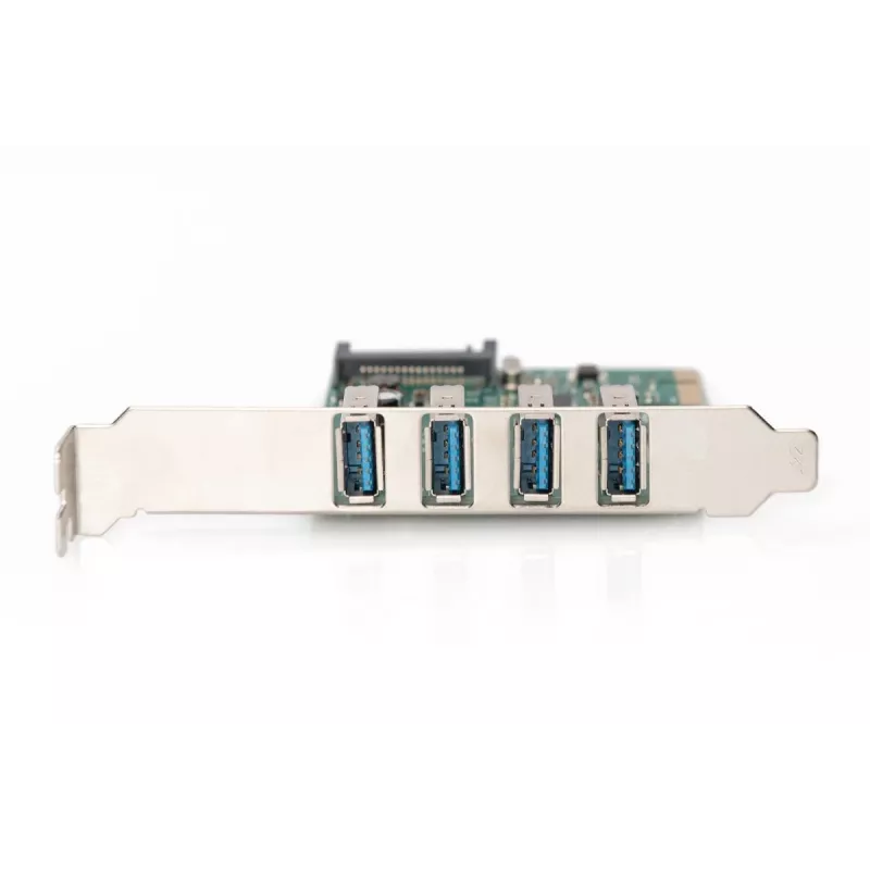 Scheda di espansione PCI-Express DIGITUS USB 3.0, 4 porte, 4 porte A/F esterne, chipset VL805