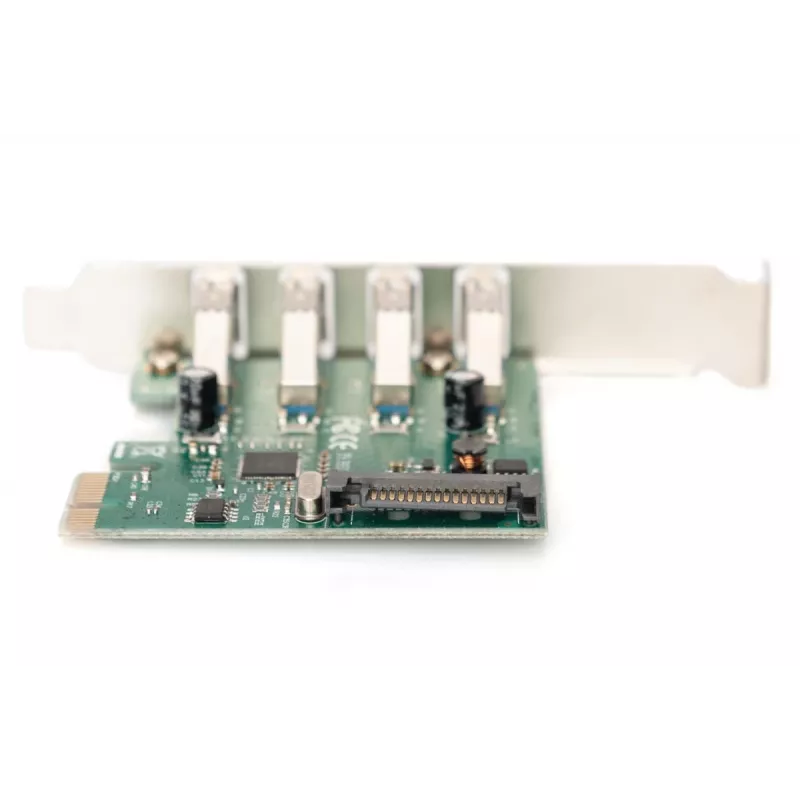 Scheda di espansione PCI-Express DIGITUS USB 3.0, 4 porte, 4 porte A/F esterne, chipset VL805