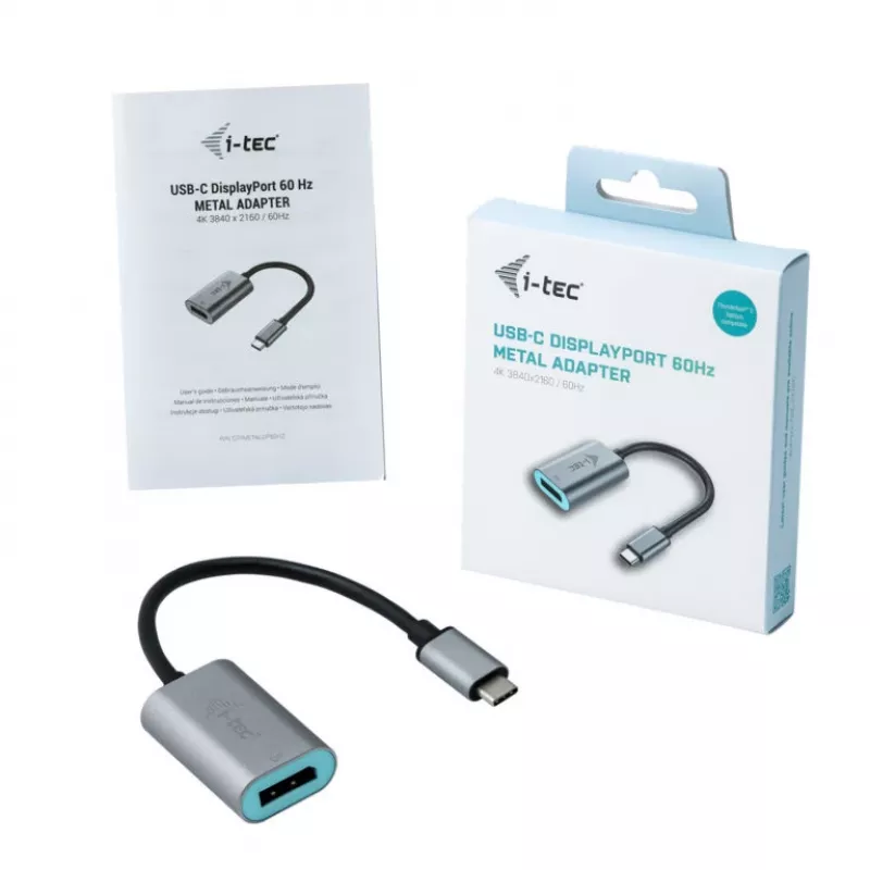 Adattatore i-tec Metal USB-C Display Port 4K/60Hz