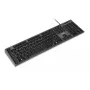 Set tastiera e mouse con filo IBOX IKMS606 — tastiera QWERTY full-size UK inglese, USB, nero, mouse 800 DPI