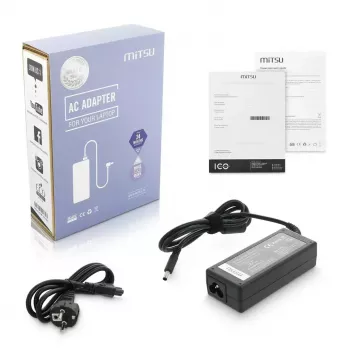 Alimentatore MITSU 5ZM018 19,5V 3,34A con connettore 4,5×3,0 mm per Dell
