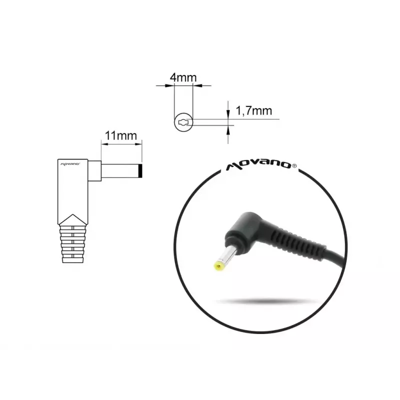 Alimentatore MITSU per Lenovo 20V 2.25A (modello 5ZM035)