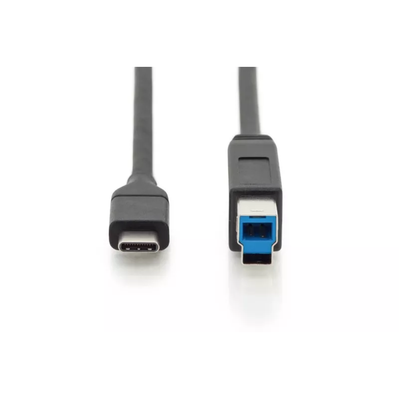 Cavo di connessione DIGITUS ASSMANN USB Type-C, Type-C a B M/M, 2m 3A, versione 5GB nero