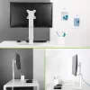 Techly ICA-LCD 260 supporto monitor / stand 68,6 cm (27 pollici) scrivania bianco