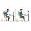 Techly ICA-LCD 260 supporto monitor / stand 68,6 cm (27 pollici) scrivania bianco