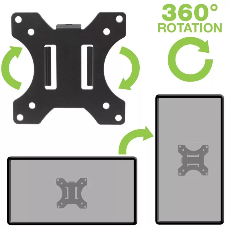 Techly ICALCD100BK supporto da tavolo nero