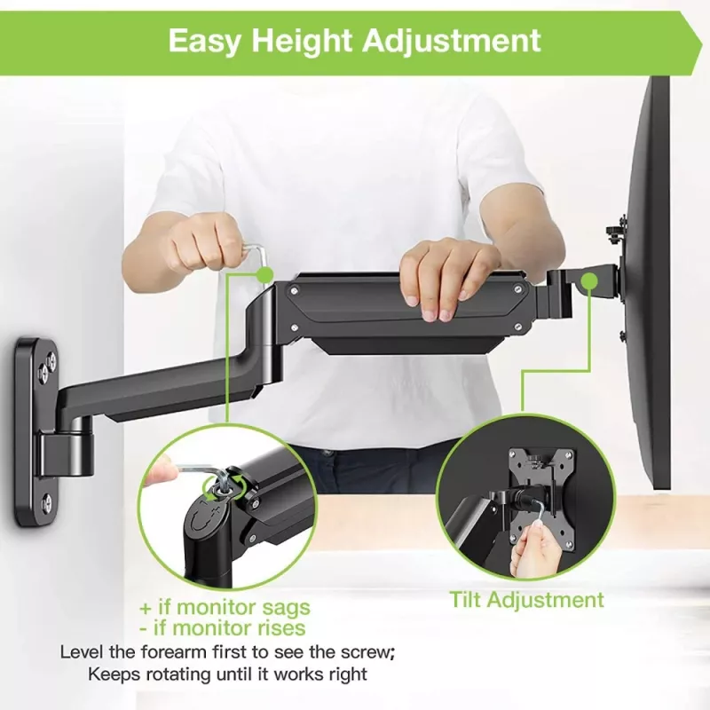 Techly ICA-LCD G112 supporto TV / stand 81,3 cm (32 pollici) nero
