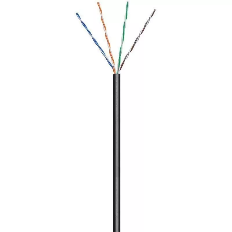 Techly ITP7-UTP-0100LO cavo di rete nero 100 m Cat5e U/UTP (UTP)