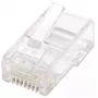 Intellinet connettore modulare RJ45, Cat5e, UTP, 3 punte, per filo pieno, contatti placcati oro 15 µ, confezione da 100