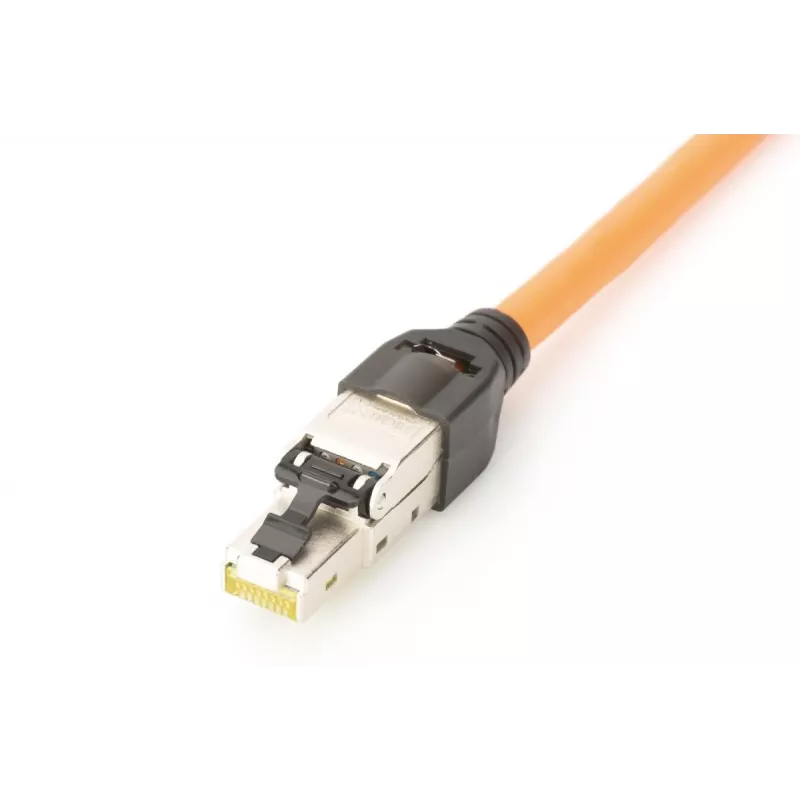 DIGITUS connettore CAT6a da campo - STP, cappuccio parapolvere, protezione anti-piega