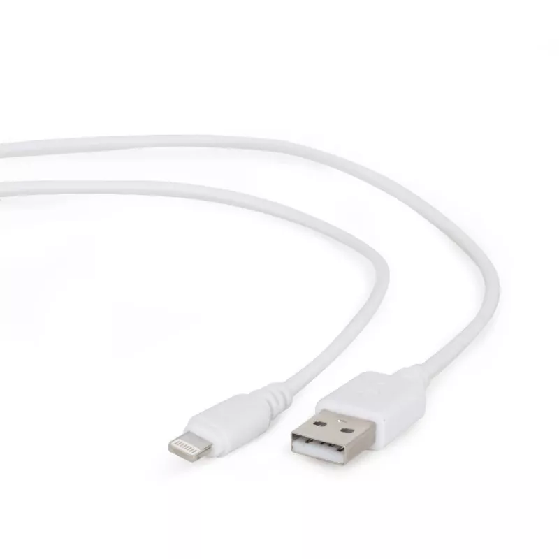 GEMBIRD cavo di ricarica e dati USB a 8 pin, 1 m – bianco