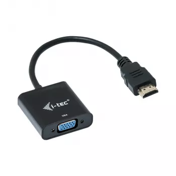 Adattatore cavo i-tec HDMI a VGA, 0.15 m, HDMI, VGA, maschio, femmina, 1920 x 1080 pixels
