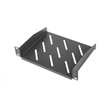 LANBERG Ripiano fisso 10 pollici 1HE/254x180mm portata massima fino a 20kg nero