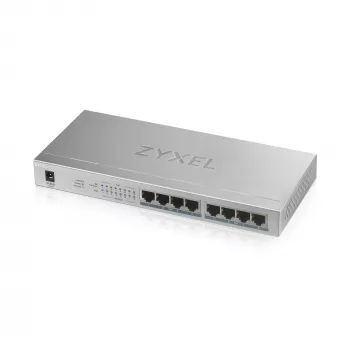 Zyxel GS1008HP unmanaged Gigabit Ethernet (10/100/1000) Power over Ethernet (PoE) grigio