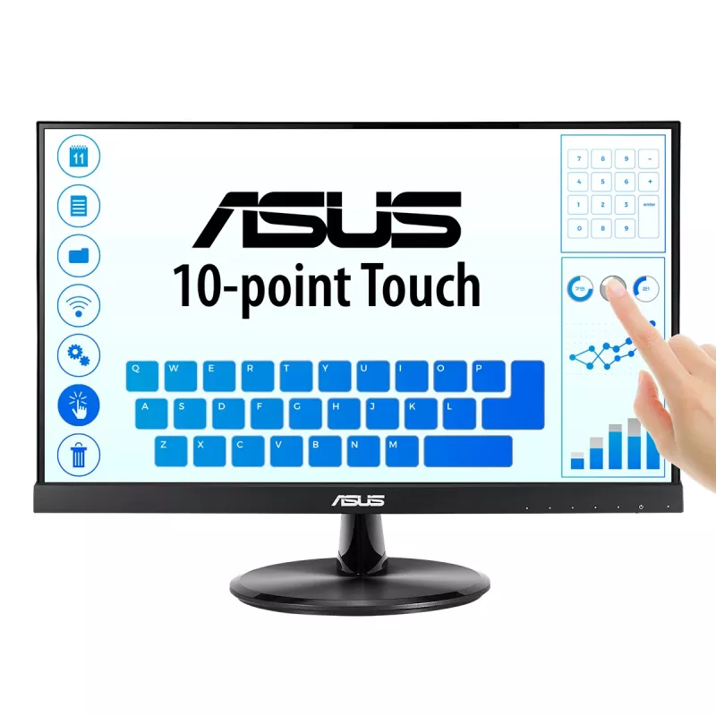 Monitor per computer ASUS VT229H 54,6 cm (21,5 pollici) 1920 x 1080 pixel Full HD LED touchscreen nero