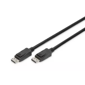 Cavo DisplayPort DIGITUS, M/M, 2 m con blocco, Ultra HD 8K, vers. 1.3/1.4, standard