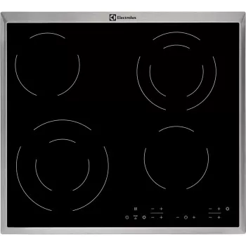 Piano cottura Electrolux EHF6342XOK nero da incasso piano cottura in vetroceramica 4 zone