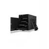 Case HDD/SSD ICY BOX IB-3740-C31 nero 2,5/3,5 pollici
