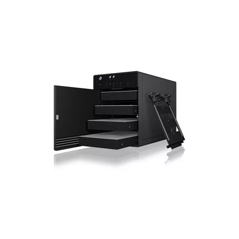 Case HDD/SSD ICY BOX IB-3740-C31 nero 2,5/3,5 pollici