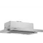 Cappa aspirante Bosch Serie 4 DFT63AC50 semi-incasso (estraibile) argento 360 m³/h