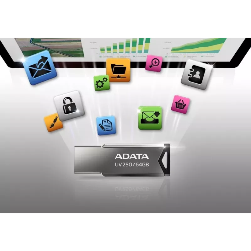 Chiavetta USB ADATA UV250 32 GB USB Type-A 2.0 argento