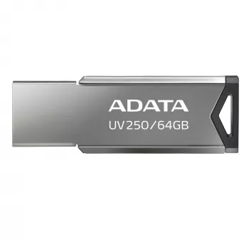Chiavetta USB CompactFlash ADATA UV250 64 GB, argento, 45,4×14,9×5,35 mm, 5,6 g
