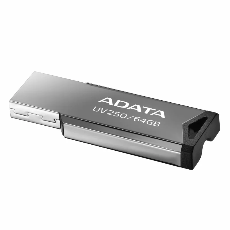 ADATA UV250 chiavetta USB da 64 GB, USB 2.0, metallo, argento