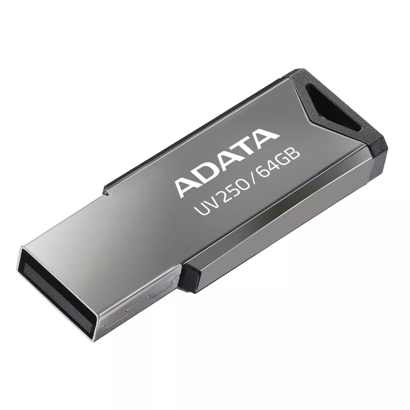 ADATA UV250 chiavetta USB da 64 GB, USB 2.0, metallo, argento