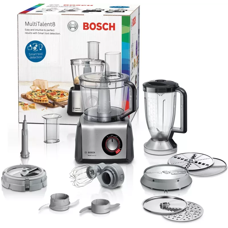 Bosch MC812M865 robot da cucina 1250 W 3,9 L nero, acciaio inox