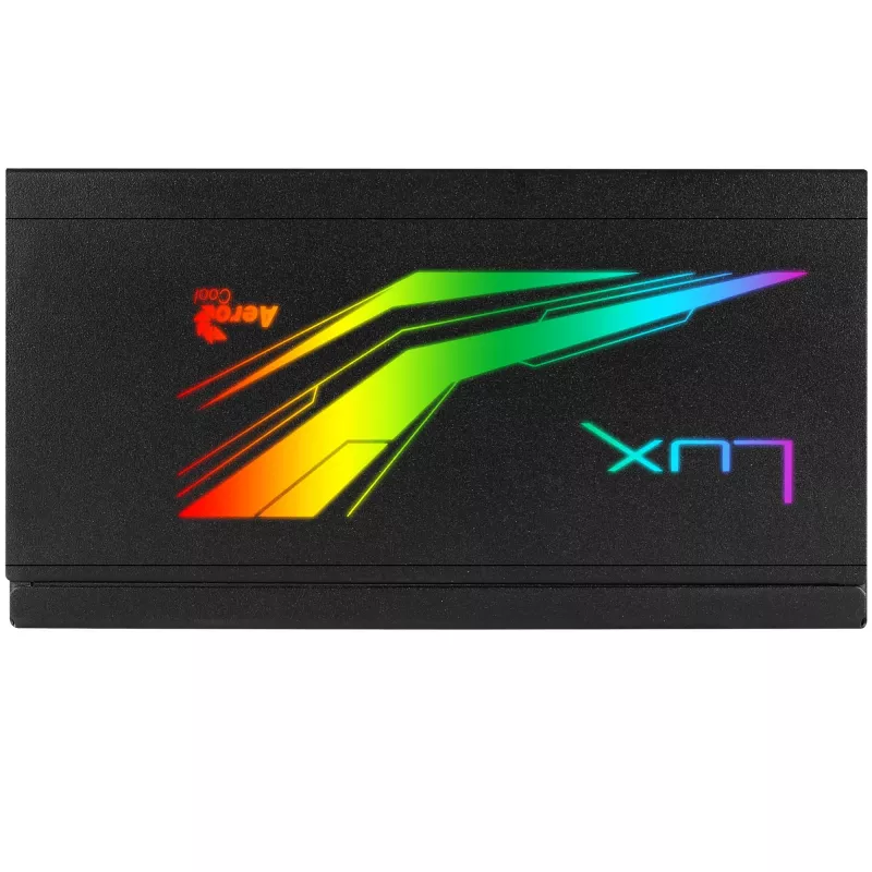 Aerocool LUXRGB550M alimentatore modulare per PC RGB 550W 80Plus Bronze 230V nero