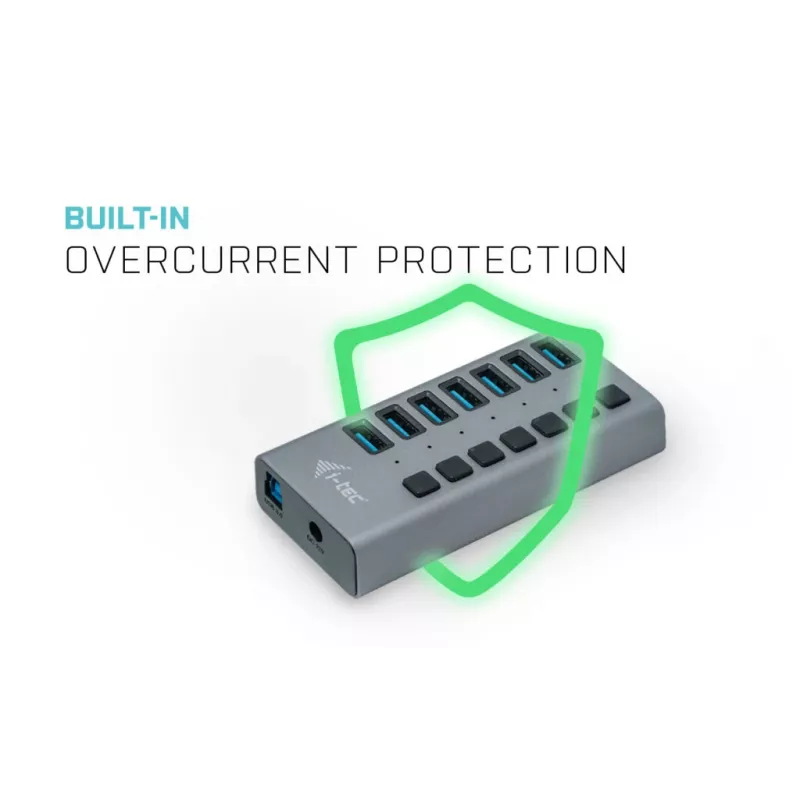 i-tec USB 3.0 Charging HUB 7 porte + alimentatore 36 W