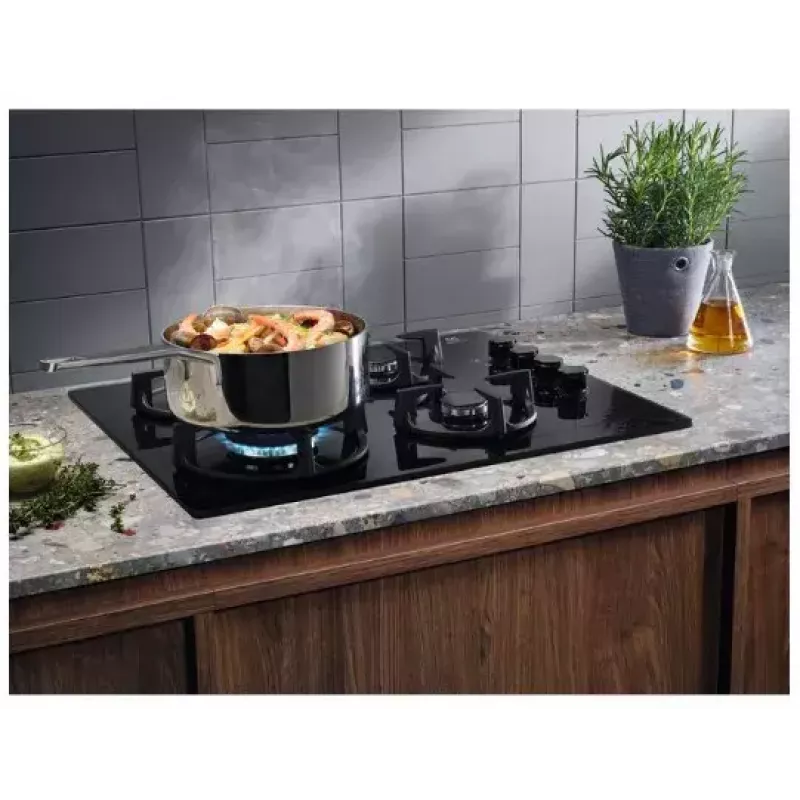 Electrolux EGG6407K piano cottura a gas da incasso nero 59 cm 4 zone