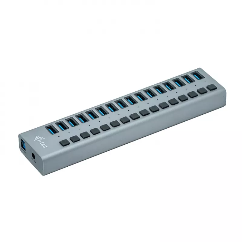 i-tec USB 3.0 hub di ricarica 16 porte + alimentatore 90 W