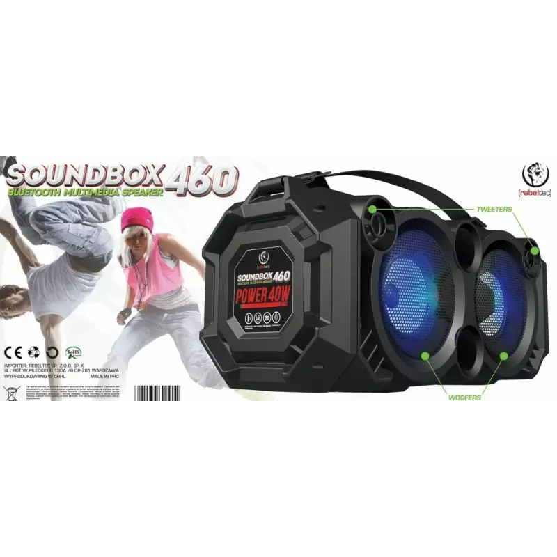 Altoparlante Bluetooth SoundBox 460, nero