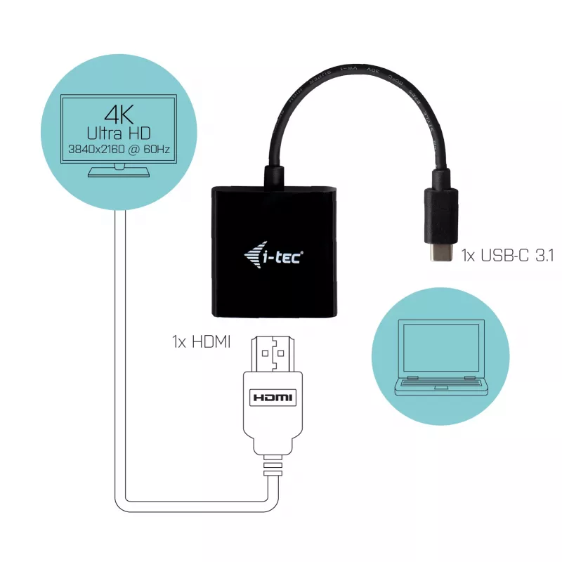 i-tec adattatore USB-C HDMI 4K/60 Hz