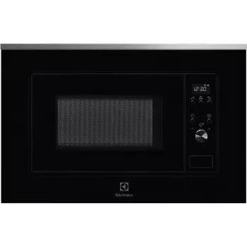 Microonde solo Electrolux LMS2203EMX — 700 W, 20 L, acciaio inox/nero, da incasso (56×35×38 cm)