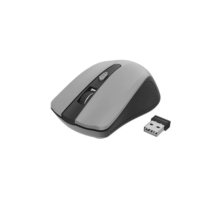 GEMBIRD mouse ottico wireless MUSW-4B-04-BG – 4 tasti nero/grigio spazio