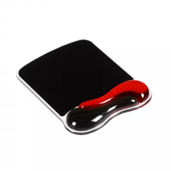 Poggiapolsi per mousepad Kensington Duo Gel – rosso, nero, rosso, tinta unita, gel, poggiapolsi