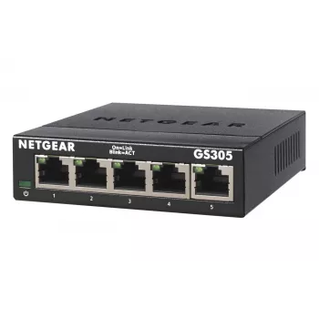 Switch NETGEAR GS305 Unmanaged L2 Gigabit Ethernet (10/100/1000) nero