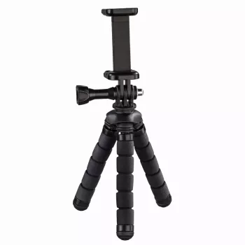 Treppiede Hama Flex smartphone/action camera 3 gambe nero, rosso