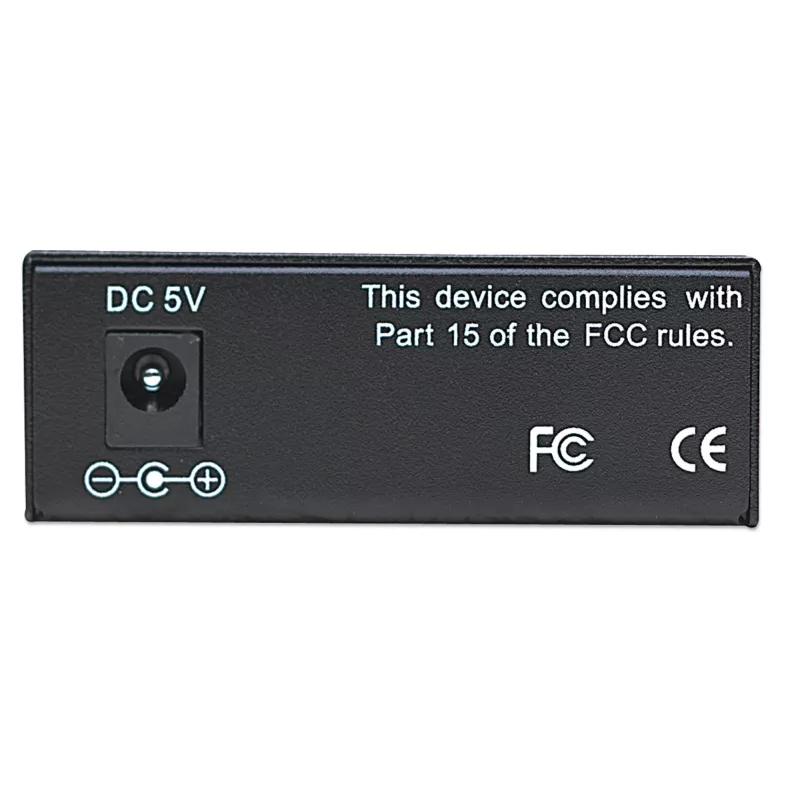 Convertitore multimediale Fast Ethernet Intellinet, da 10/100Base-Tx a 100Base-Fx (ST) multimodale, 2 km (1,24 miglia)